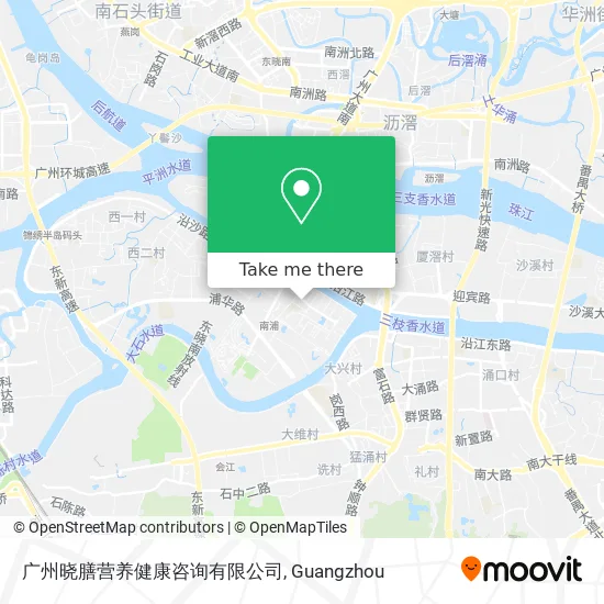 广州晓膳营养健康咨询有限公司 map