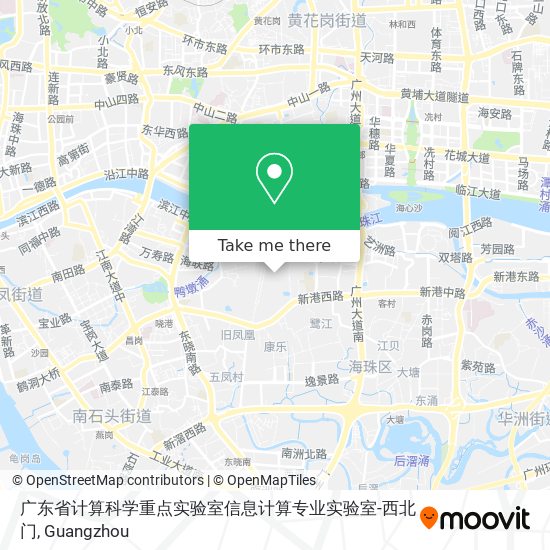 广东省计算科学重点实验室信息计算专业实验室-西北门 map