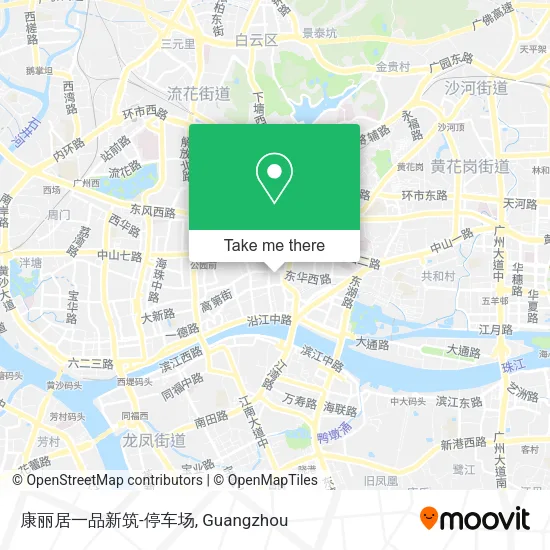 康丽居一品新筑-停车场 map