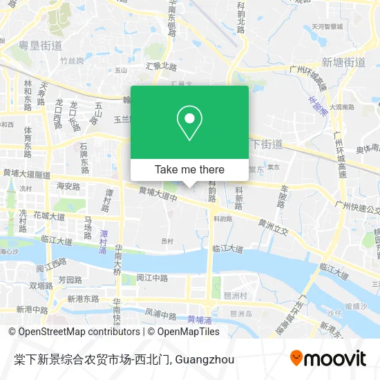 棠下新景综合农贸市场-西北门 map
