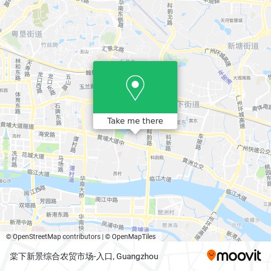 棠下新景综合农贸市场-入口 map