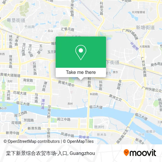 棠下新景综合农贸市场-入口 map