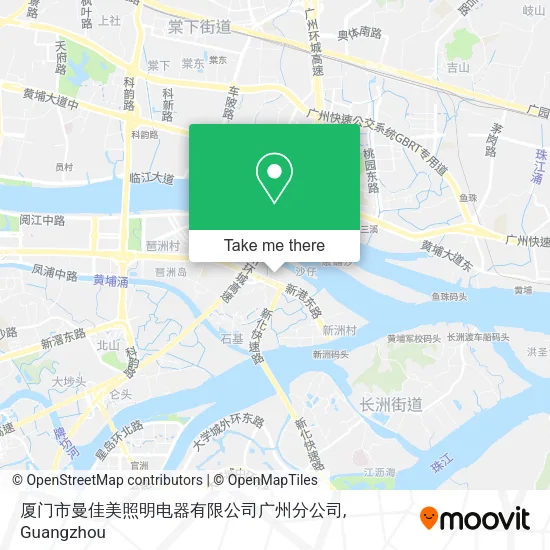 厦门市曼佳美照明电器有限公司广州分公司 map