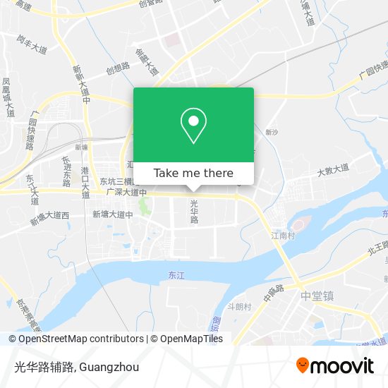光华路辅路 map