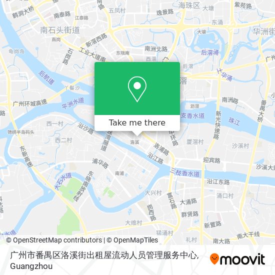 广州市番禺区洛溪街出租屋流动人员管理服务中心 map