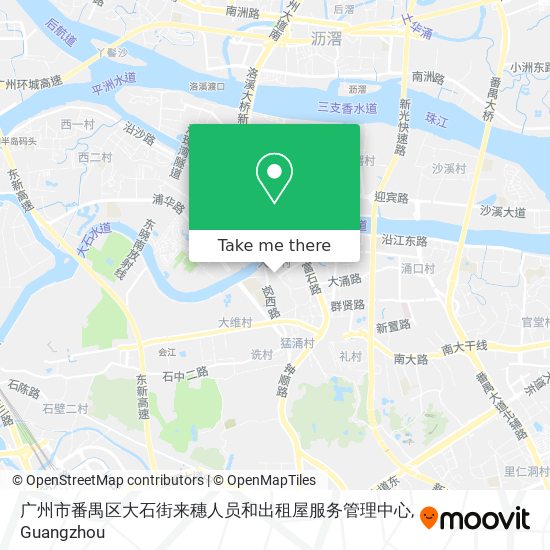 广州市番禺区大石街来穗人员和出租屋服务管理中心 map