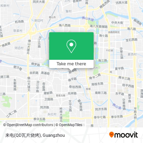 来电(QD瓦片烧烤) map