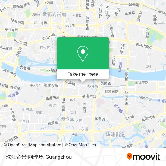 珠江帝景-网球场 map
