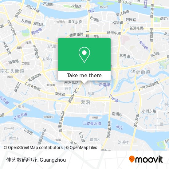 佳艺数码印花 map