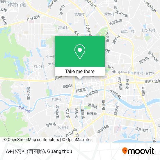 A+补习社(西丽路) map