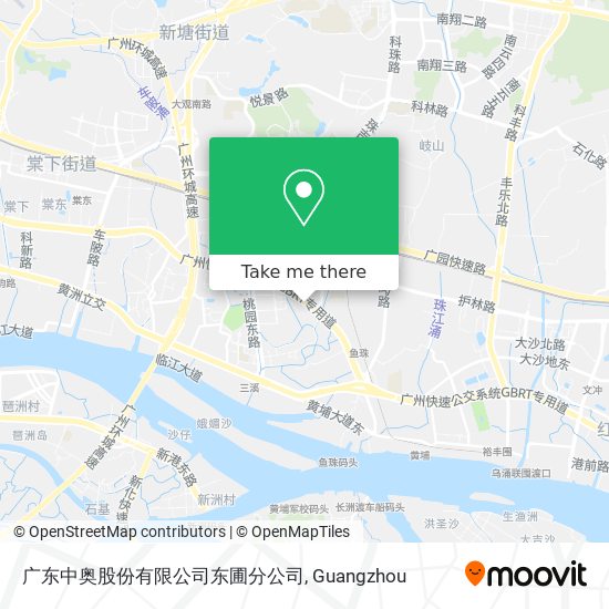 广东中奥股份有限公司东圃分公司 map