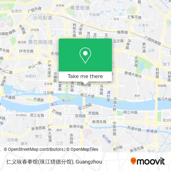 仁义咏春拳馆(珠江猎德分馆) map