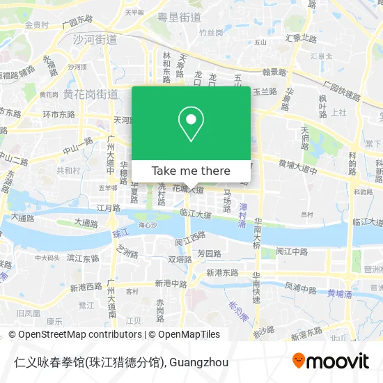仁义咏春拳馆(珠江猎德分馆) map
