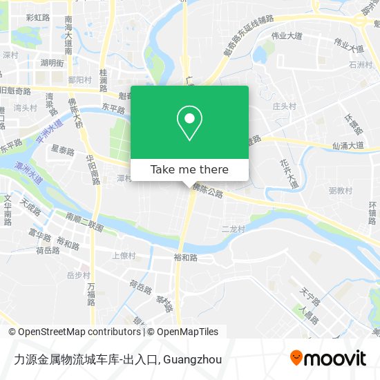 力源金属物流城车库-出入口 map