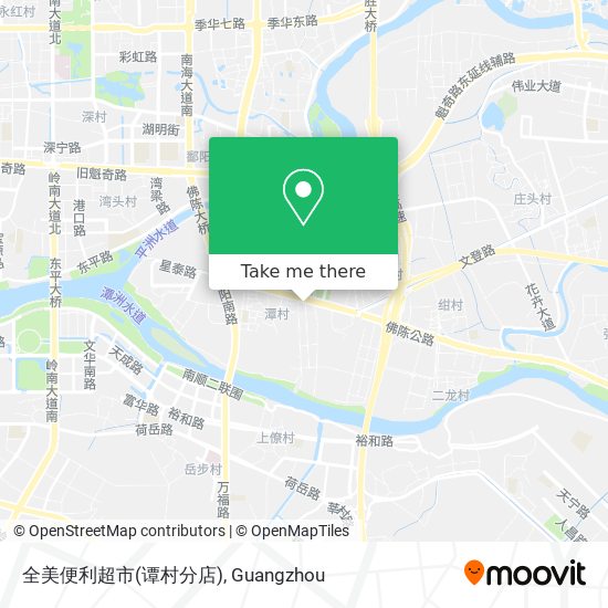 全美便利超市(谭村分店) map