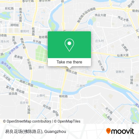 易良花场(佛陈路店) map