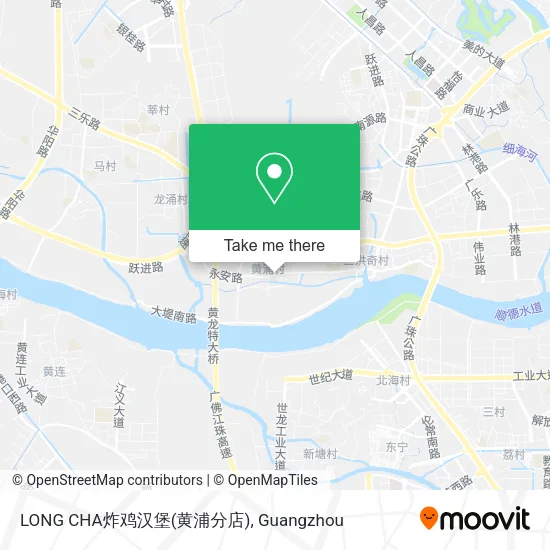 LONG CHA炸鸡汉堡(黄浦分店) map
