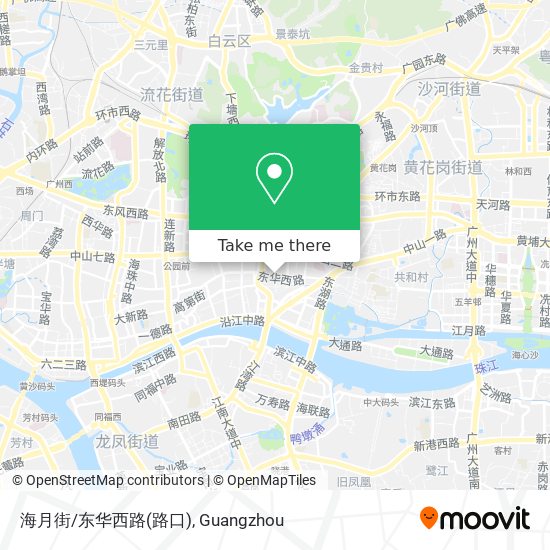 海月街/东华西路(路口) map