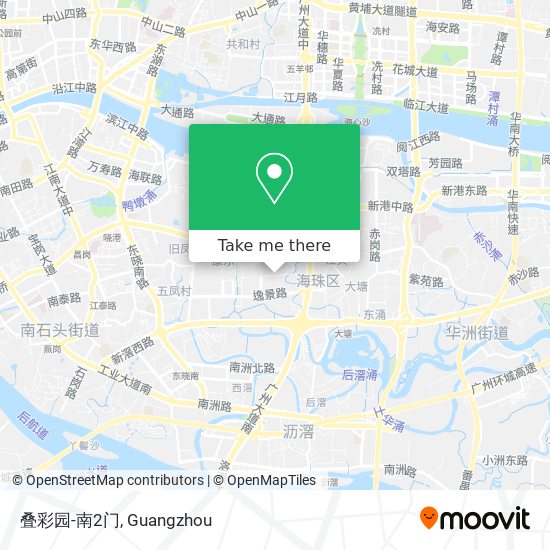 叠彩园-南2门 map