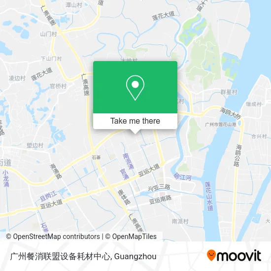 广州餐消联盟设备耗材中心 map