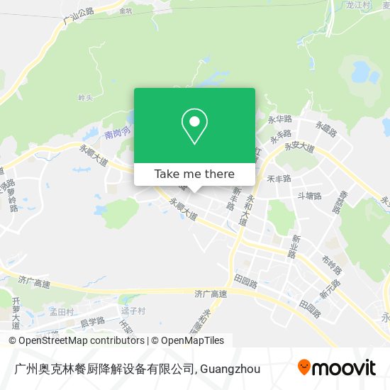 广州奥克林餐厨降解设备有限公司 map