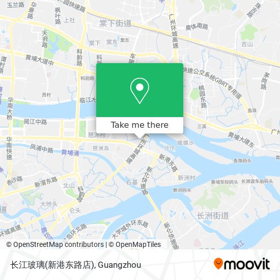 长江玻璃(新港东路店) map