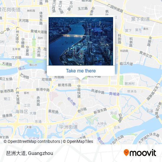 琶洲大道 map