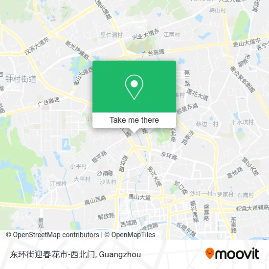 东环街迎春花市-西北门 map