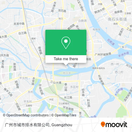 广州市城市排水有限公司 map