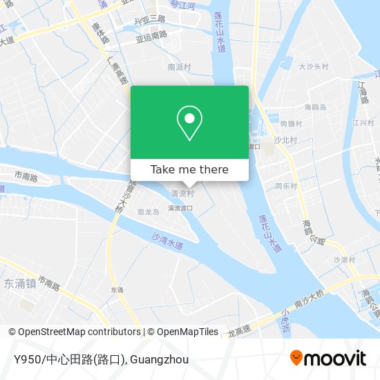 Y950/中心田路(路口) map