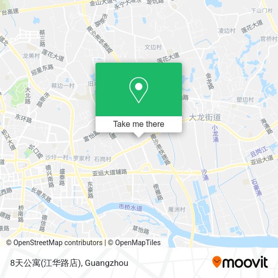 8天公寓(江华路店) map