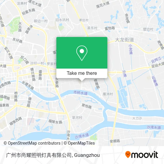 广州市尚耀照明灯具有限公司 map