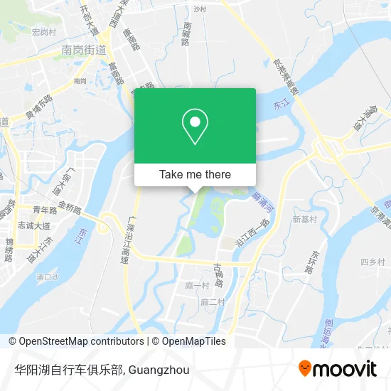 华阳湖自行车俱乐部 map