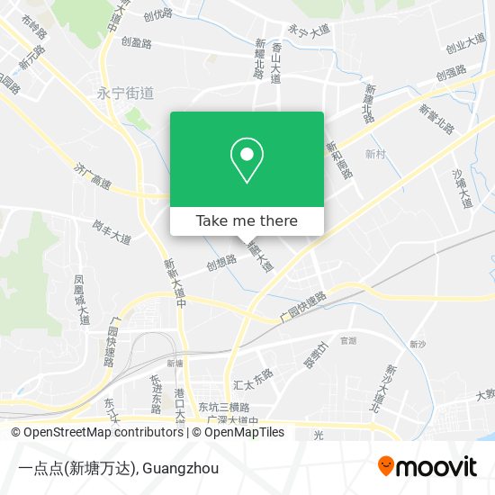 一点点(新塘万达) map