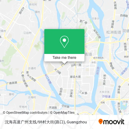 沈海高速广州支线/钟村大街(路口) map