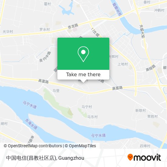 中国电信(昌教社区店) map