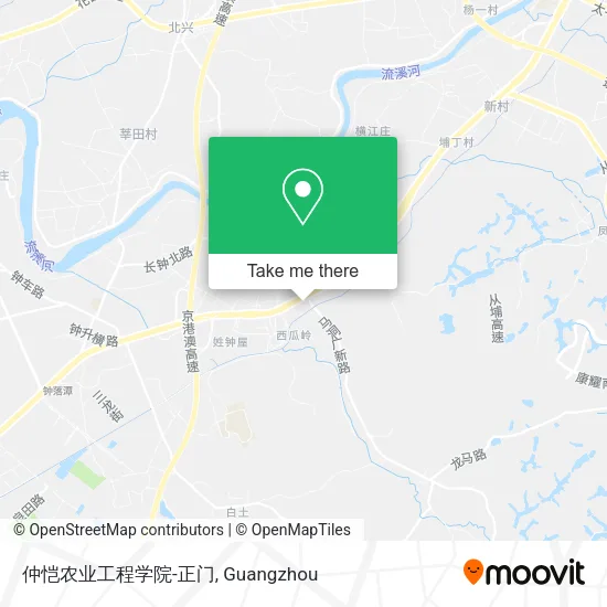 仲恺农业工程学院-正门 map