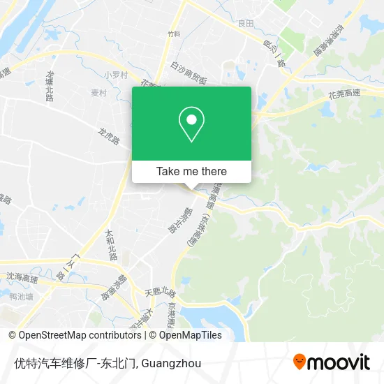 优特汽车维修厂-东北门 map