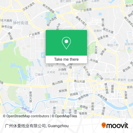 广州休曼纸业有限公司 map