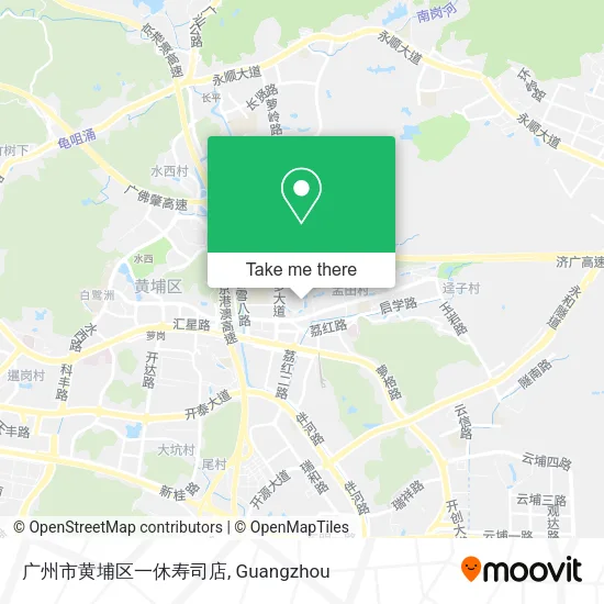 广州市黄埔区一休寿司店 map