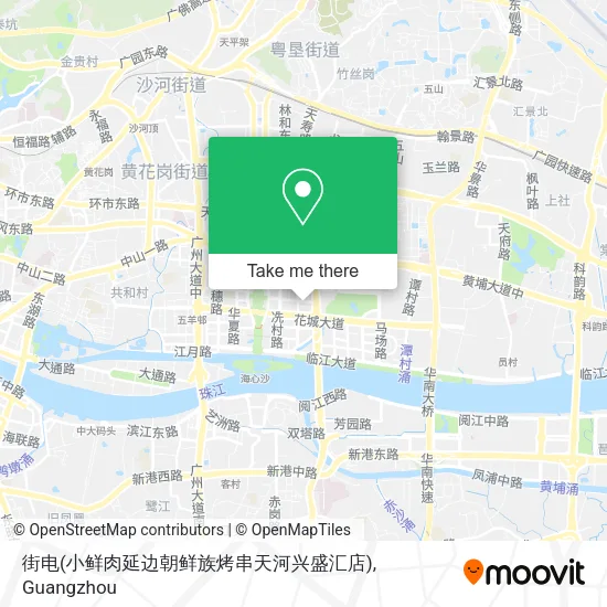 街电(小鲜肉延边朝鲜族烤串天河兴盛汇店) map