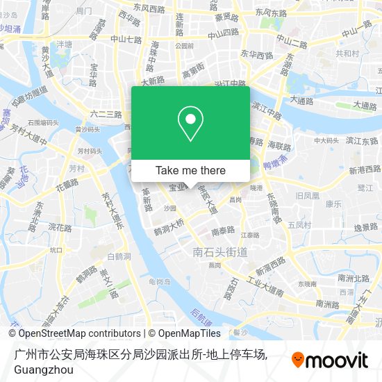 广州市公安局海珠区分局沙园派出所-地上停车场 map