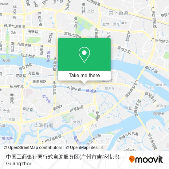 中国工商银行离行式自助服务区(广州市吉盛伟邦) map