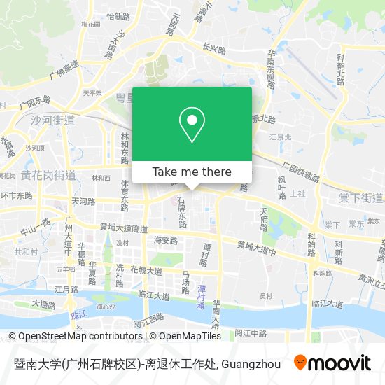 暨南大学(广州石牌校区)-离退休工作处 map