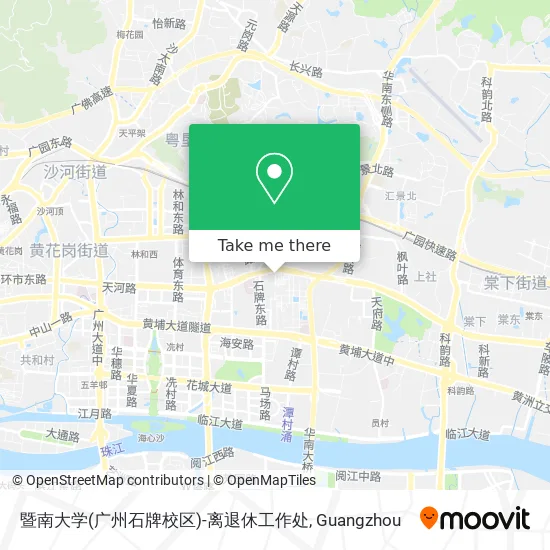 暨南大学(广州石牌校区)-离退休工作处 map