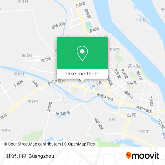 林记开锁 map