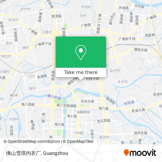 佛山雪琪内衣厂 map