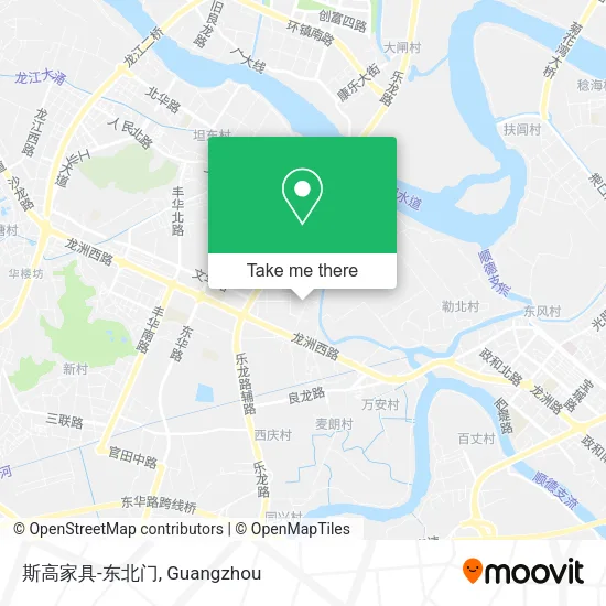 斯高家具-东北门 map