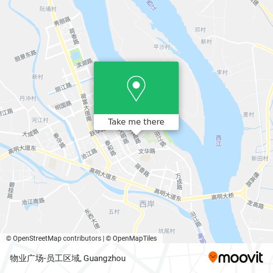 物业广场-员工区域 map