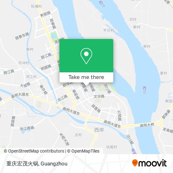 重庆宏茂火锅 map